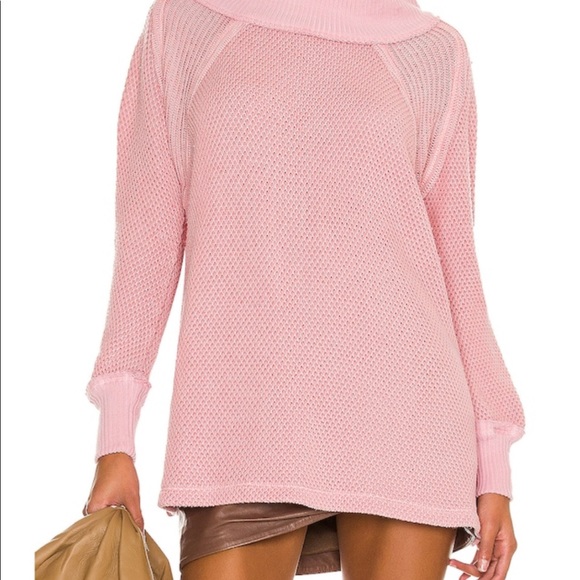 NWT Free People We the Free People She's A Keeper Sweater Faded Coral XS - Picture 5 of 11